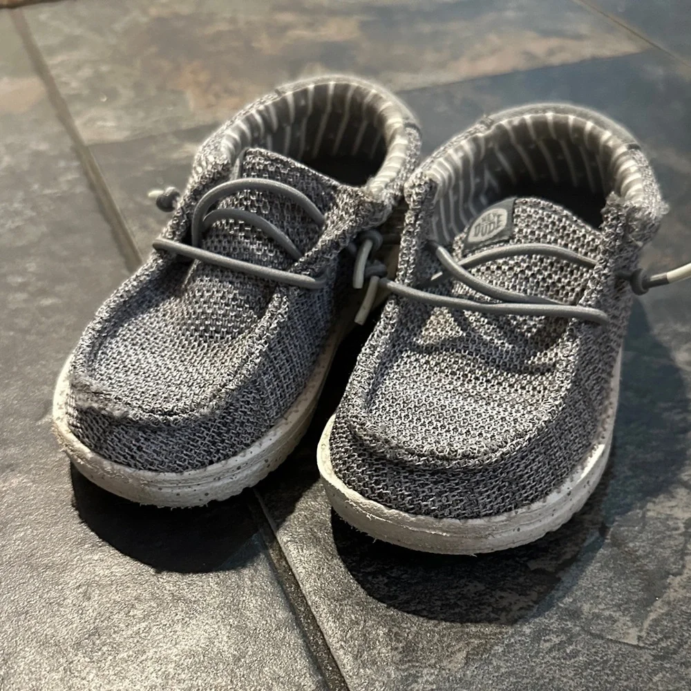 Hey Dude toddler shoes in Gray